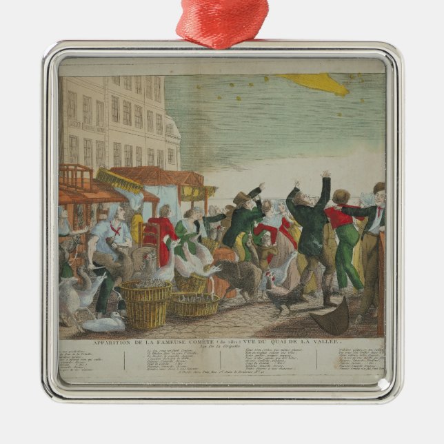 Utseendemässigt av det underbara komet i 1811 julgransprydnad metall (Framsidan)