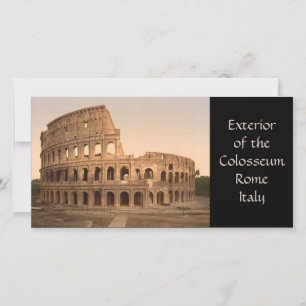 Utsidan av Colosseum, Rom, Italien