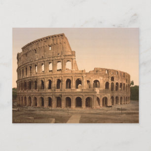 Utsidan av Colosseum, Rom, Italien Vykort