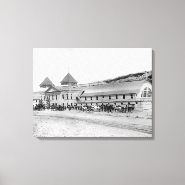 Utsidan av den största kupan canvastryck (Framsida)