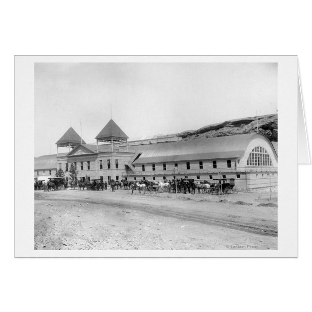 Utsidan av den största kupan hälsningskort (Framsidan Horizontal)