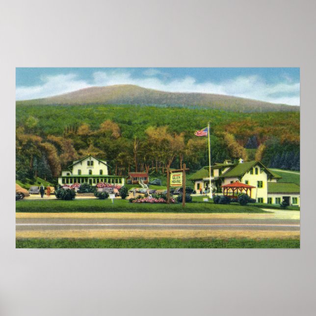 Utsidan av Glen House Poster (Framsidan)