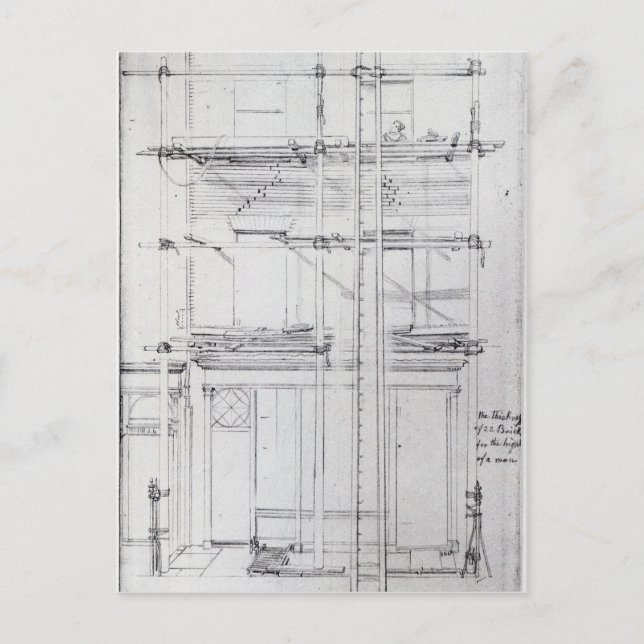 Utsidan av Issac's House målas Vykort (Framsida)
