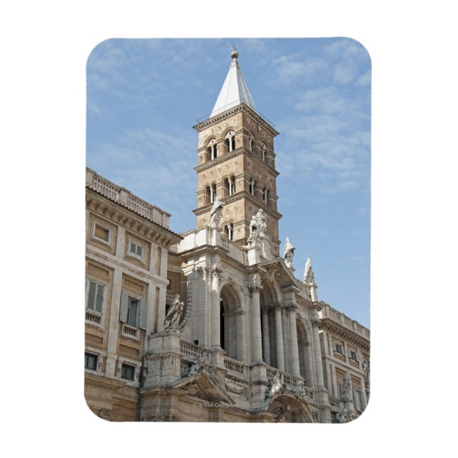 Utsidan av kyrkan Saint Maria Maggiore i 2 Magnet (Vertikal)