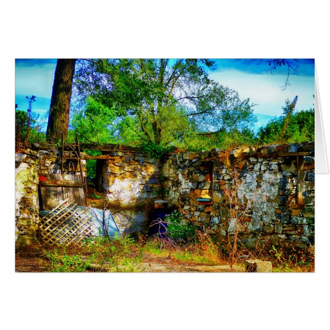 Utsidan Tittar ut Hälsningskort (Framsidan Horizontal)