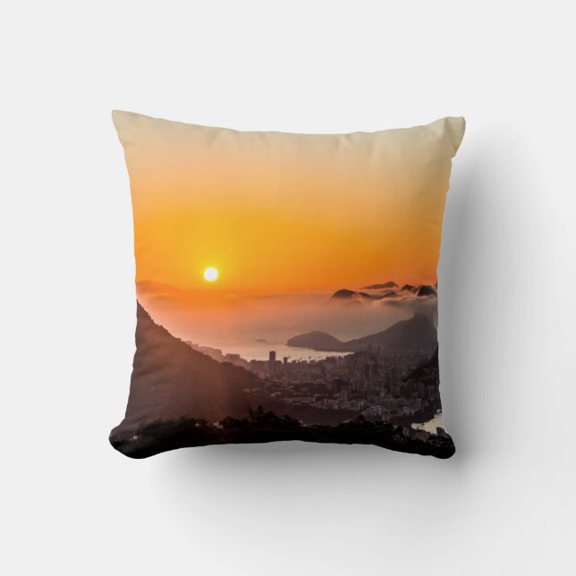 Utsikt Chinesa, Rio de Janeiro, Brasil Kudde (Framsida)