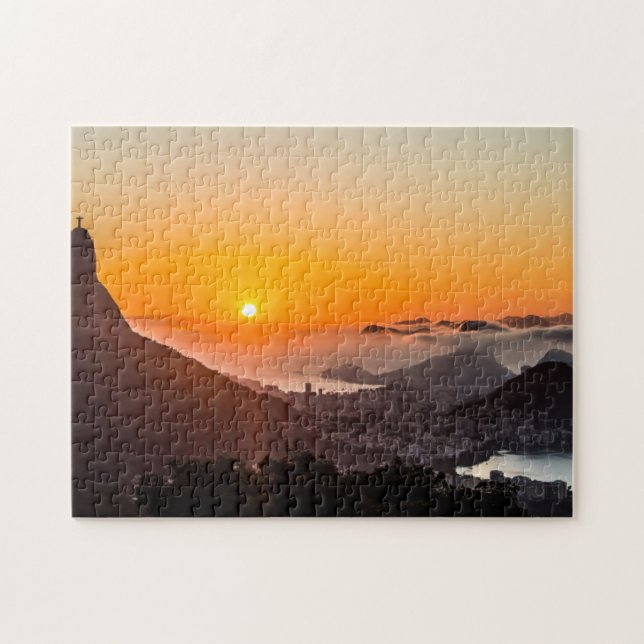 Utsikt Chinesa, Rio de Janeiro, Brasil Pussel (Horisontell)