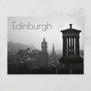 Utsikt från Calton Hill, Edinburgh, Skottland Vykort