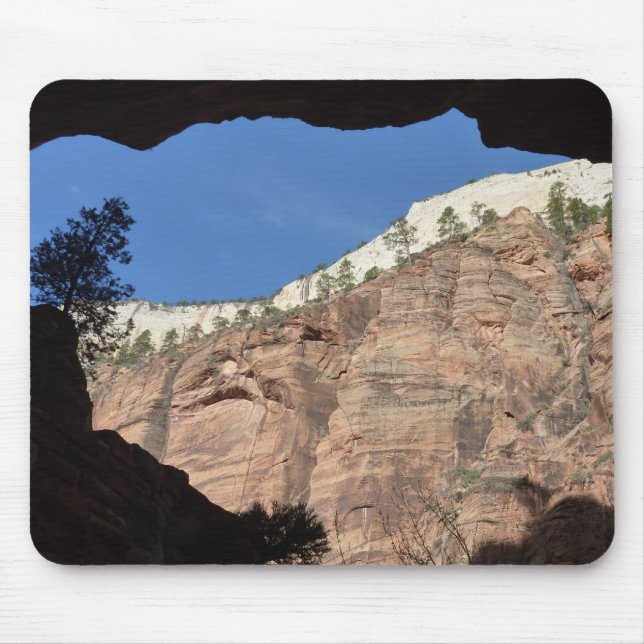 Utsikt från Devil's Staircase i Zion National Park Musmatta (Framsidan)