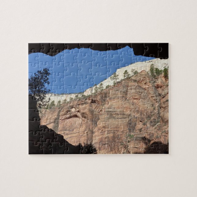 Utsikt från Devil's Staircase i Zion National Park Pussel (Horisontell)