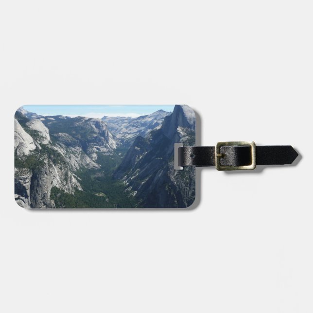 Utsikt från Glacier Point i Yosemite National Park Bagagebricka (Horisontell Framsida)