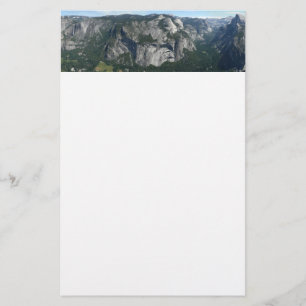 Utsikt från Glacier Point i Yosemite National Park Brevpapper