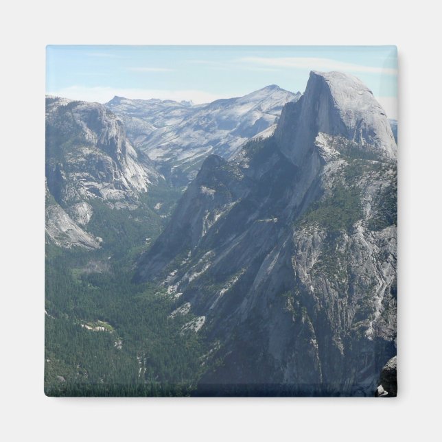 Utsikt från Glacier Point i Yosemite National Park Magnet (Framsidan)