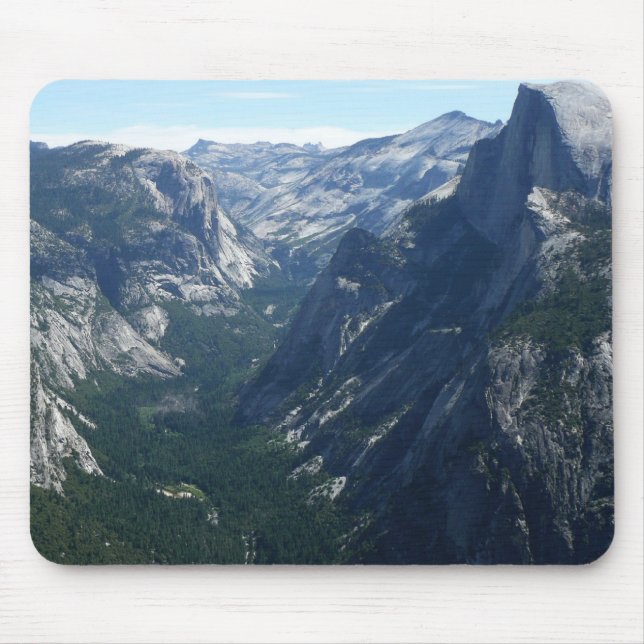 Utsikt från Glacier Point i Yosemite National Park Musmatta (Framsidan)