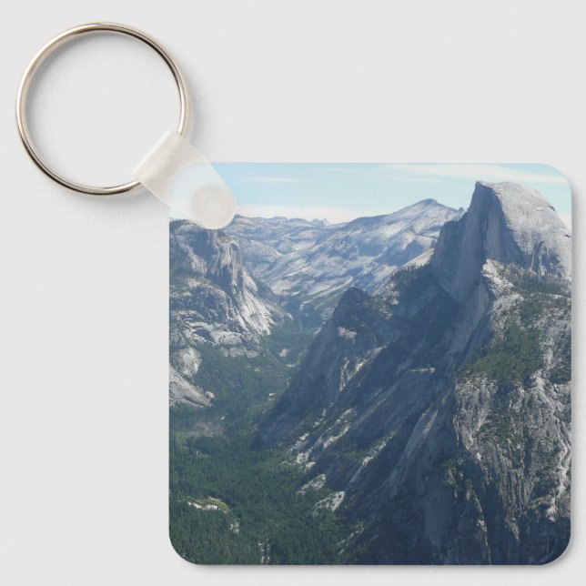 Utsikt från Glacier Point i Yosemite National Park Nyckelring (Framsida)