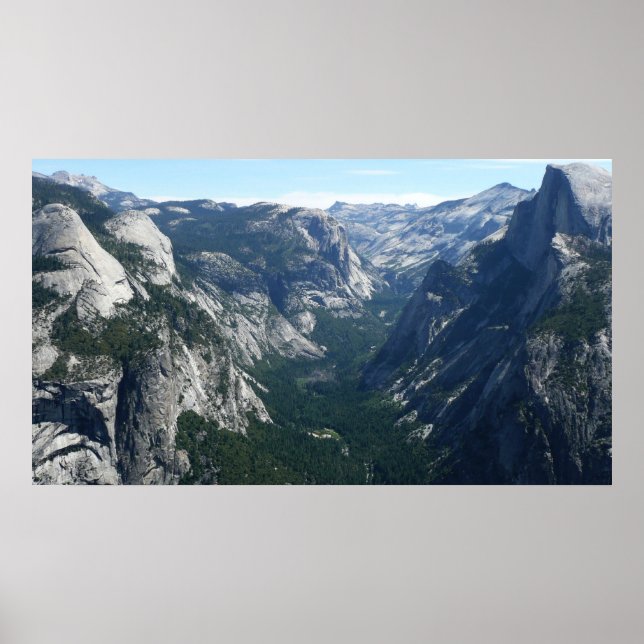 Utsikt från Glacier Point i Yosemite National Park Poster (Framsidan)
