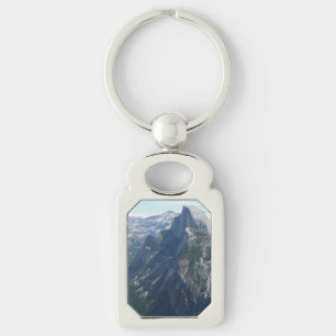 Utsikt från Glacier Point i Yosemite National Park Rektangulärt Silverfärgad Nyckelring