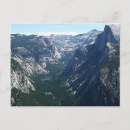 Utsikt från Glacier Point i Yosemite National Park Vykort