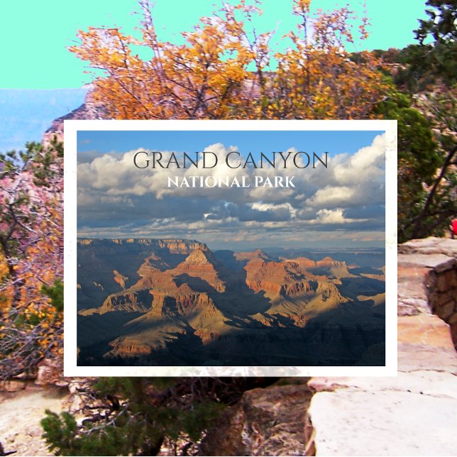 Utsikt från Grandview Point, Grand Canyon NP Vykort (Skapare uppladdad)