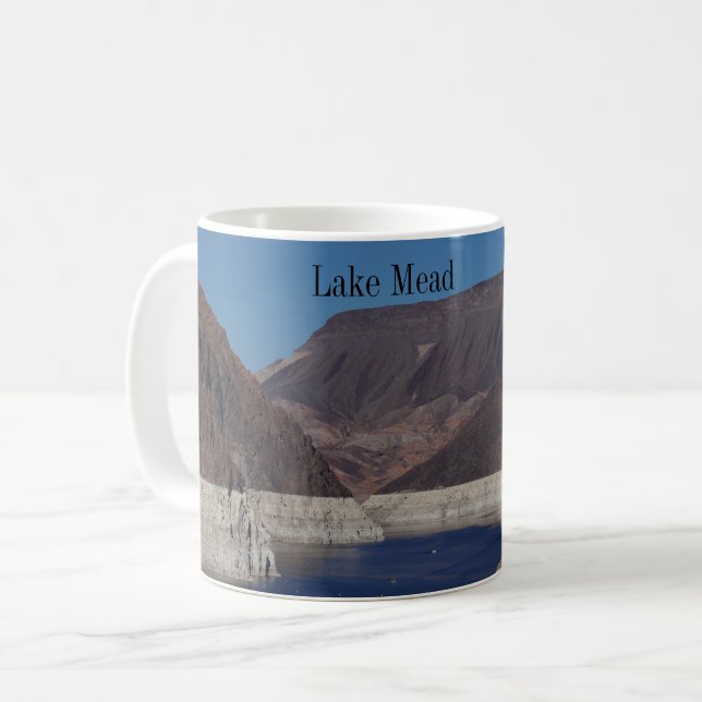 Utsikt från Hooverdammen 2016 Kaffemugg (Framsida vänster)