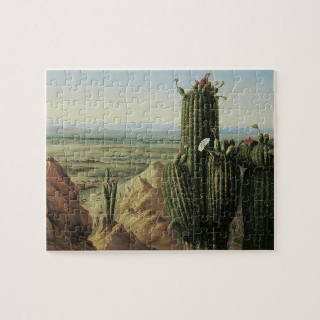 Utsikt från Maricopa Mountain Nära Rio Gila av Pra Pussel (Horisontell)