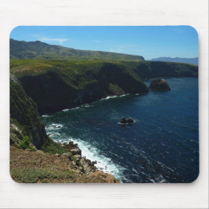 Utsikt från Santa Cruz-ön i Channel Islands Musmatta