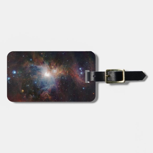 Utsikt infrared beskådar av den Orion nebulaen Bagagebricka (Horisontell Framsida)