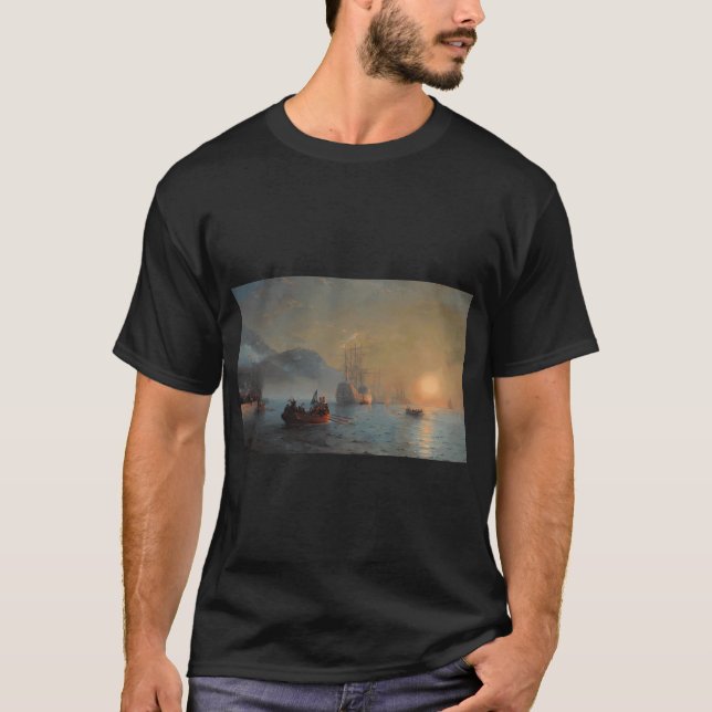 Utsikt över Amalfikusten - Ivan Konstantinovich Ai T Shirt (Framsida)