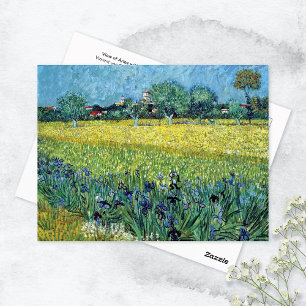 Utsikt över Arles Iris Vincent van Gogh Vykort