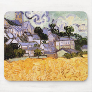 Utsikt över Auvers med kyrka av Vincent van Gogh Musmatta