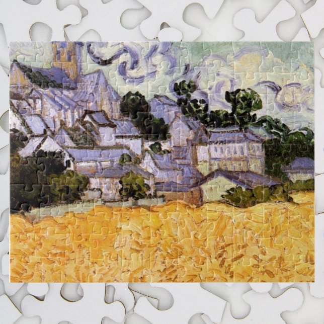 Utsikt över Auvers med kyrka av Vincent van Gogh Pussel (Skapare uppladdad)