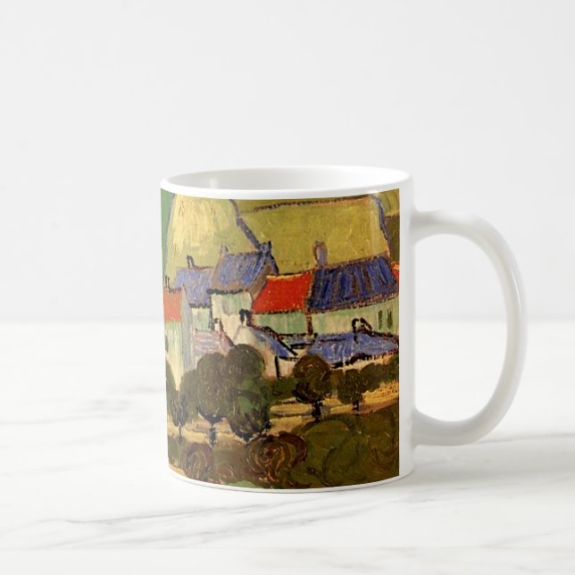 Utsikt över Auvers Vincent van Gogh Kaffemugg (Höger)
