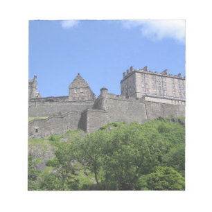 Utsikt över Edinburgh Castle, Edinburgh, Skottland Anteckningsblock