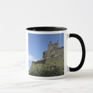 Utsikt över Edinburgh Castle, Edinburgh, Skottland Mugg