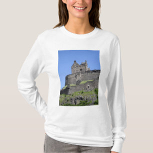 Utsikt över Edinburgh Castle, Edinburgh, Skottland Tee Shirt