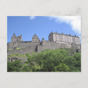Utsikt över Edinburgh Castle, Edinburgh, Skottland Vykort