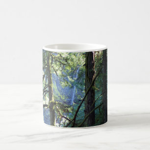 Utsikt över Elowah Falls, Oregon Kaffemugg