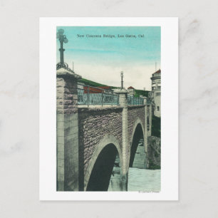 Utsikt över en betongbroLos Gatos, CA Vykort