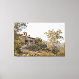 Utsikt över en villa nära Toledo, Spanien Canvastryck