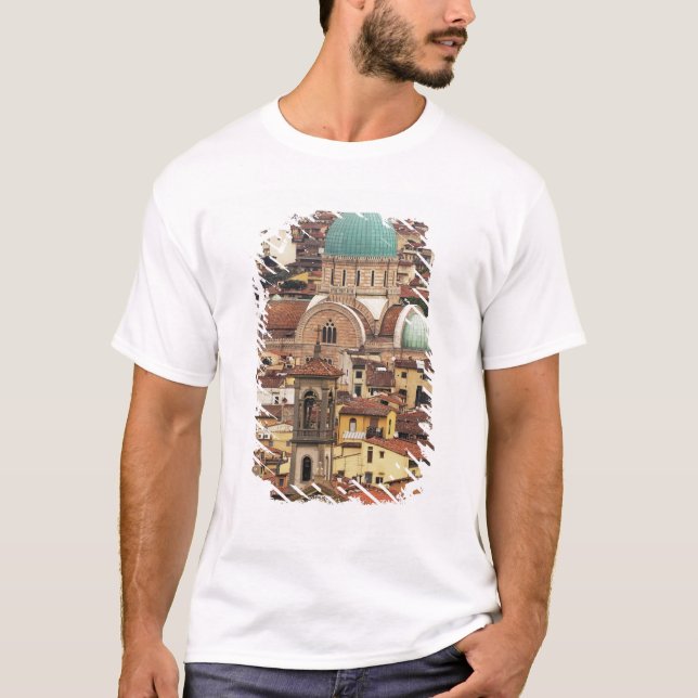 Utsikt över Florens, Italien från Piazza Tröja (Framsida)