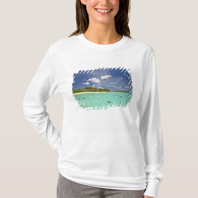 Utsikt över Funadoo Island från Funadovilligilli T-shirt (Framsida)