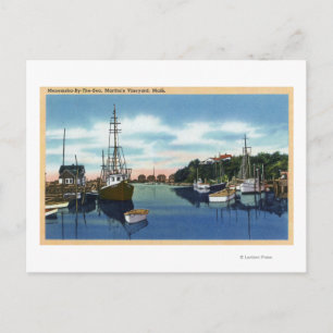 Utsikt över hamnen, Martha's Vineyard Vykort
