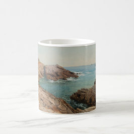 Utsikt över havet (kustlandskap) (Marin) Kaffemugg
