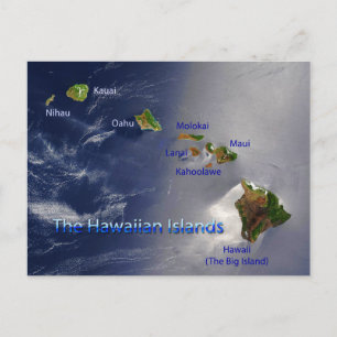 Utsikt över Hawaiiöarna Vykort