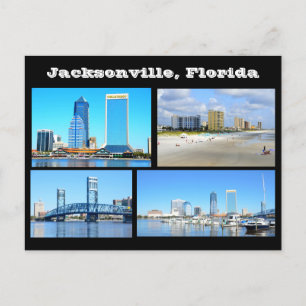Utsikt över Jacksonville. Florida vykort