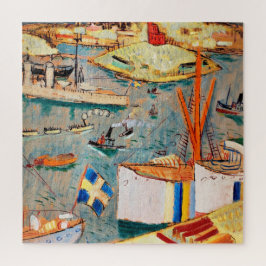 Utsikt över Kastellholmen, Stockholm - finkonst Pussel