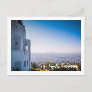 Utsikt över Los Angeles från Griffith Observatory Vykort