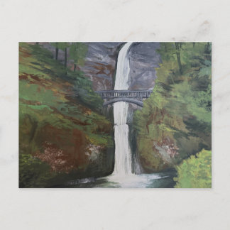 Utsikt över Multnomah Falls Vykort