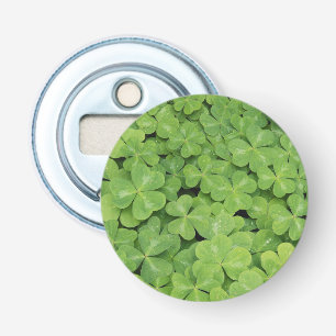 Utsikt över Oxalis Oregana skogssyra bladverk Flasköppnare
