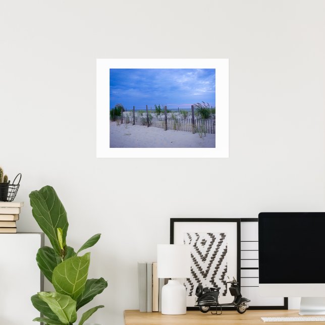 Utsikt över Seaside Park-dynerna, augusti 2017 av  Poster (Hemmakontoret)